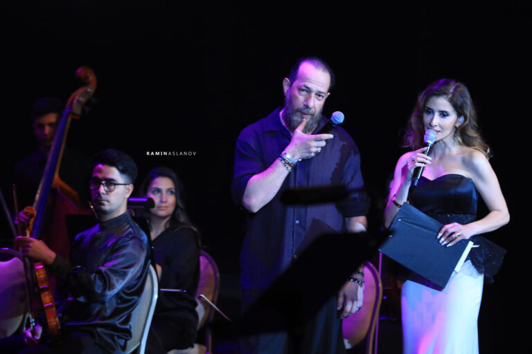 Kamran “Qadın” şeirini onunla dedi – Fotolar