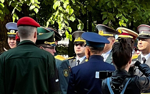 Şəhid oğlu leytenant oldu