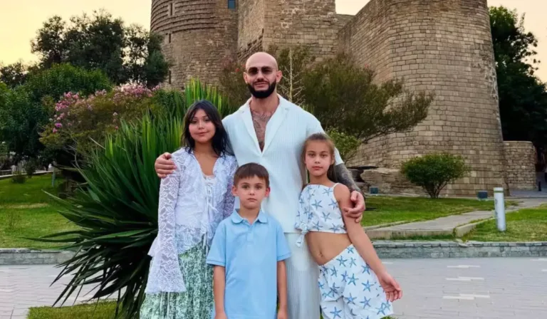 Rusiyalı məşhur ailəsi ilə Bakıda – Foto