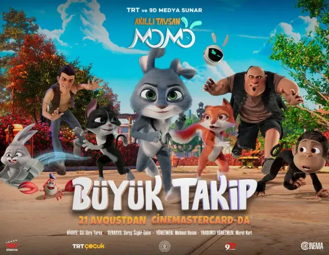 Türk animasiya filmi “Akıllı Tavşan Momo: Büyük Takip” — yalnız CineMastercard-da!