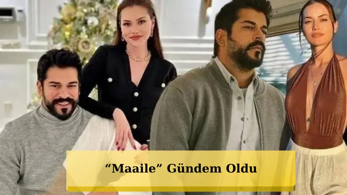 Burak Özçivit və Fahriye Evcendən yeni ailə fotosu - Rekord bəyəni