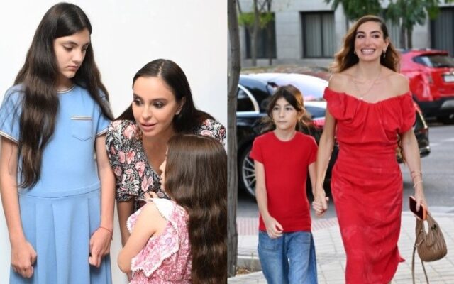 Leyla və Arzu Əliyevalar qızları ilə Madriddə – Fotolar