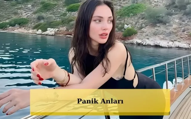 Rabia Soytürk kameraları görüncə qaçdı