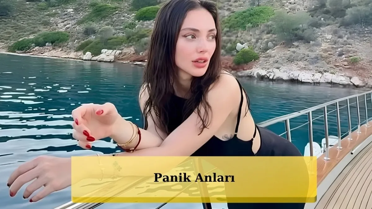 Rabia Soytürk kameraları görüncə qaçdı