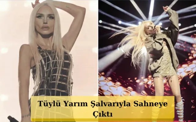 Gülşen Harbiye Açıkhava-da fərqli geyimi ilə diqqət çəkdi