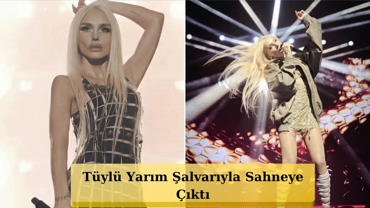 Gülşen Harbiye Açıkhava-da fərqli geyimi ilə diqqət çəkdi