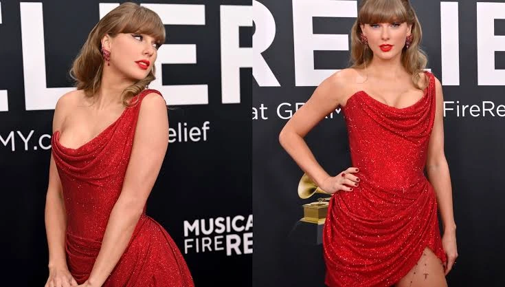 Teylor Svifti qırmızı xalçada belə çağırdılar – “Mrs. Kelce!”