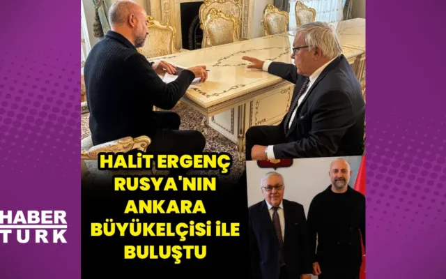 Halit Ergenç Rusiya səfiri ilə görüşüb