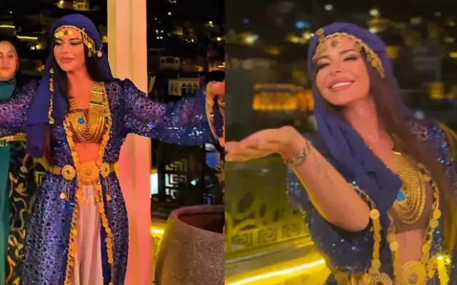 Simge Sağın Mardində çiy köftə yoğurdu və halay çəkdi