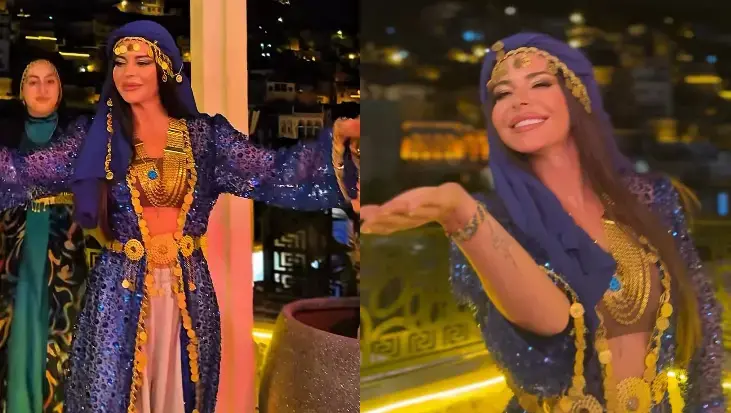 Simge Sağın Mardində çiy köftə yoğurdu və halay çəkdi
