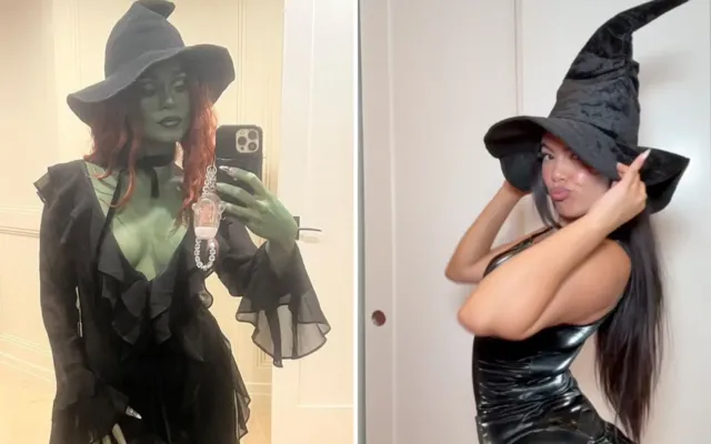 Vanessa Hudgens və Adelaine Morin cadugər obrazında