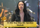 Şebnem Ferah Bursada konsert verdi – 15 min tamaşaçı toplandı
