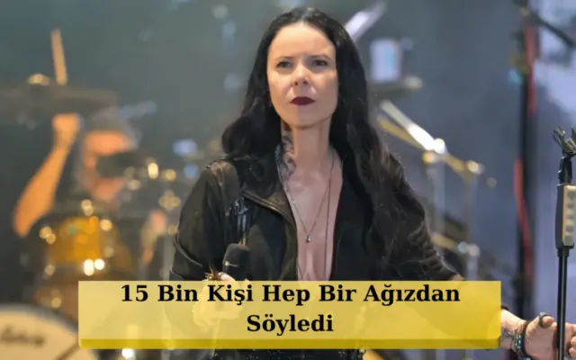Şebnem Ferah Bursada konsert verdi – 15 min tamaşaçı toplandı