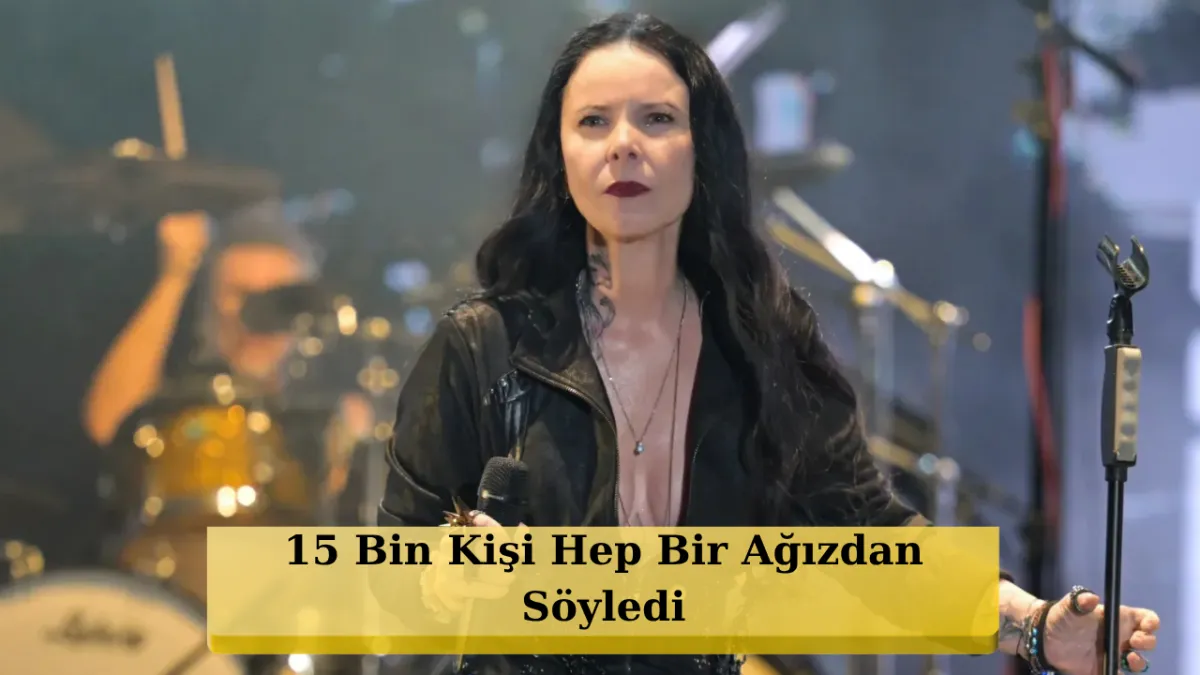 Şebnem Ferah Bursada konsert verdi – 15 min tamaşaçı toplandı
