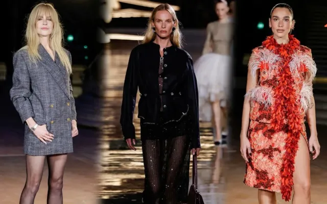 Ksenya Sobçak Paris Moda Həftəsində fərqli obrazda