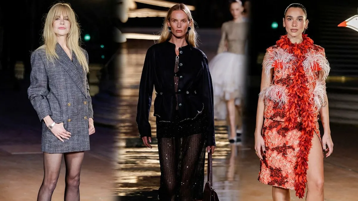 Ksenya Sobçak Paris Moda Həftəsində fərqli obrazda