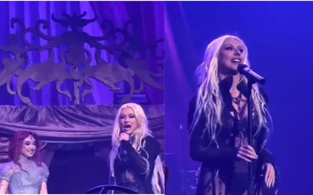 Christina Aguilera Los Ancelesdə sürpriz duet etdi