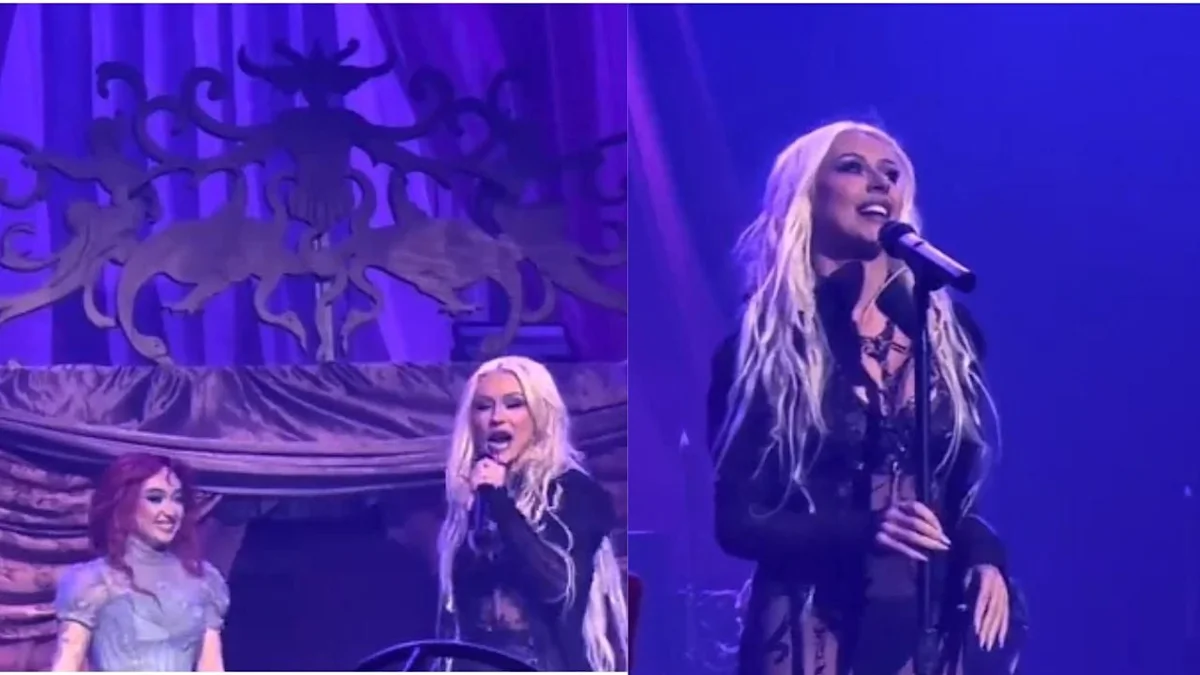 Christina Aguilera Los Ancelesdə sürpriz duet etdi