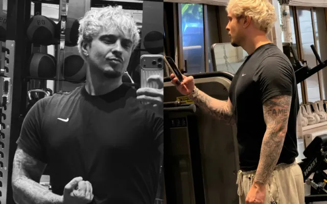 Egor Krid idman zalında yeni foto paylaşdı