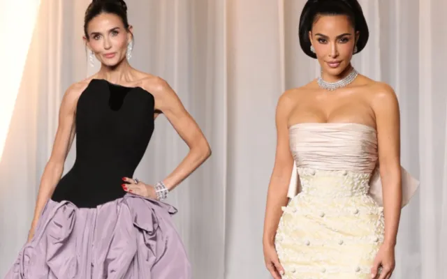 Kim Kardaşyan, Demi Mur və Şarliz Teron xeyriyyə gecəsində