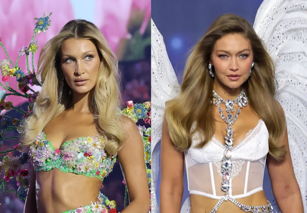 Bella və Cici Hadid tənqid edildi – Victoria's Secret podiumunda