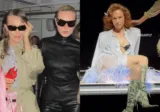 Ksenya Sobçak və Ya Rudkovskaya Walk of Shame nümayişində