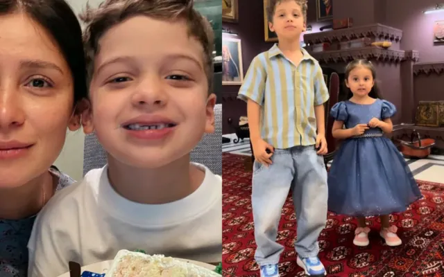Ravşana Kurkova oğlunun ad gününə yeni fotolar paylaşdı
