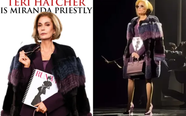 Teri Hatcher Londonda Mişel Priestly rolunda debüt etdi