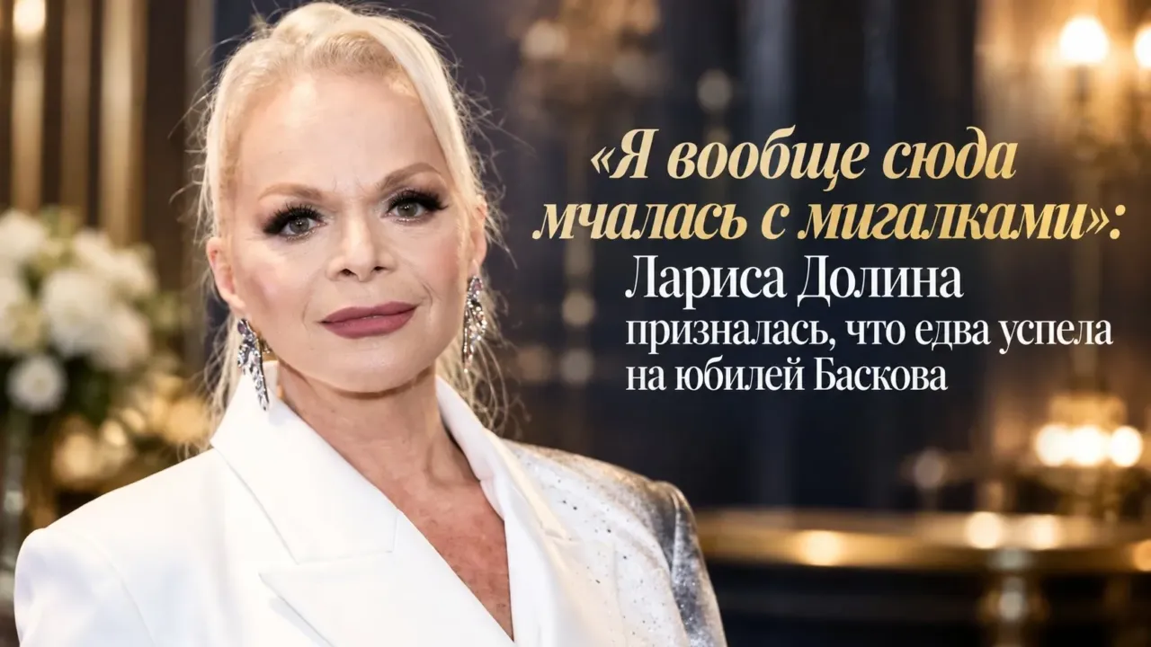 Larisa Dolina Basqovun yubileyinə gecikdi? – Müğənni açıqlama verdi